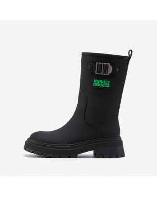 Retro dark knight boots winter new thick-soled short boots mid-calf boots