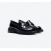 New Black Patent Leather British Style Thick-soled All-Match Loafers