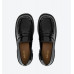 women's new genuine leather british style loafers