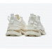 Retro leather white platform height increasing all-match sneakers